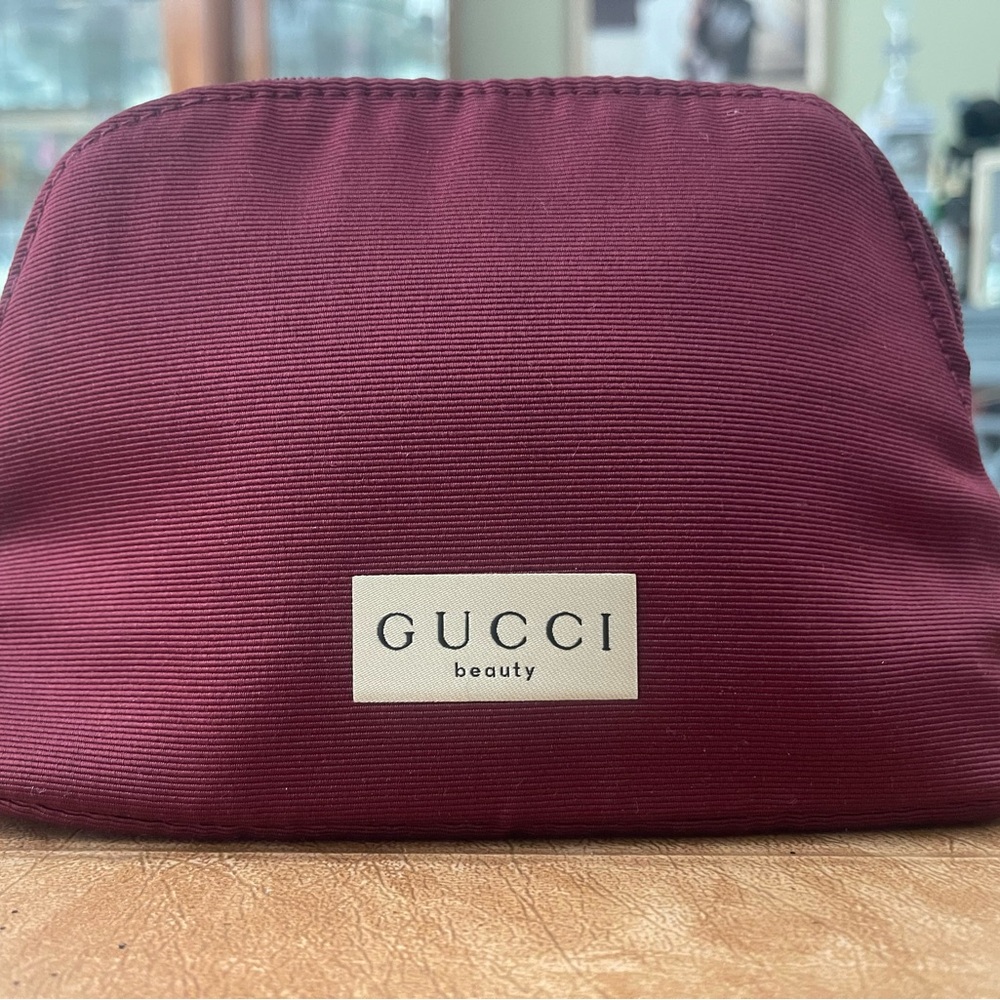 Authentic Gucci Burgundy Pouch
